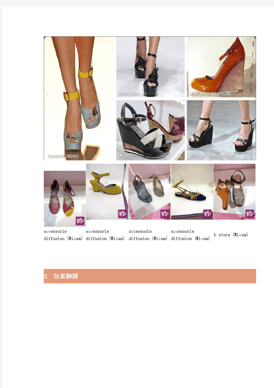2012春夏女鞋细节流行趋势