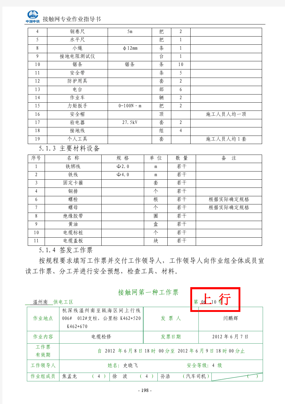 电缆检查作业指导书