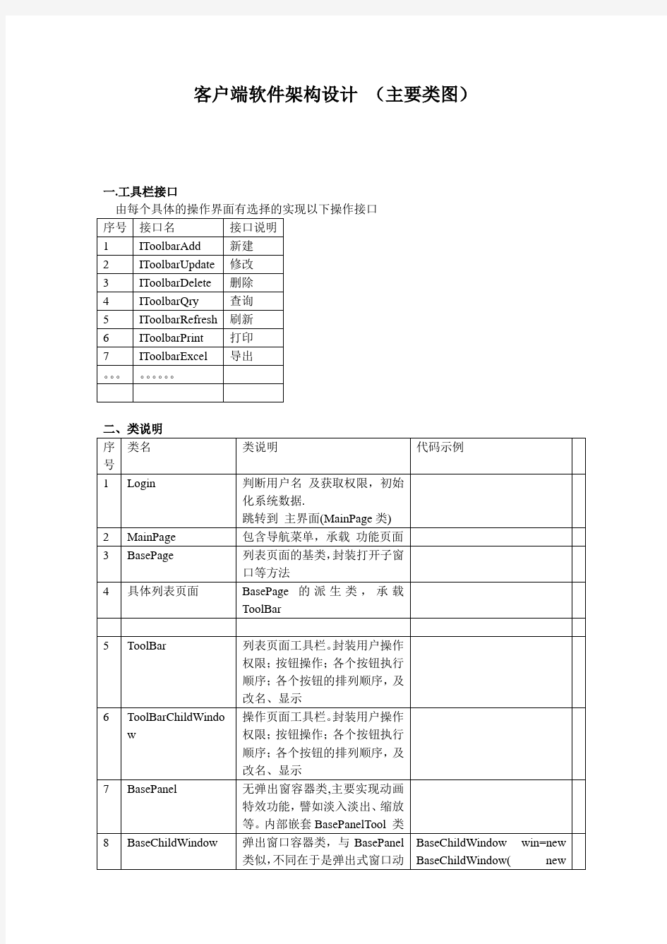 客户端软件架构设计(20101105类图)