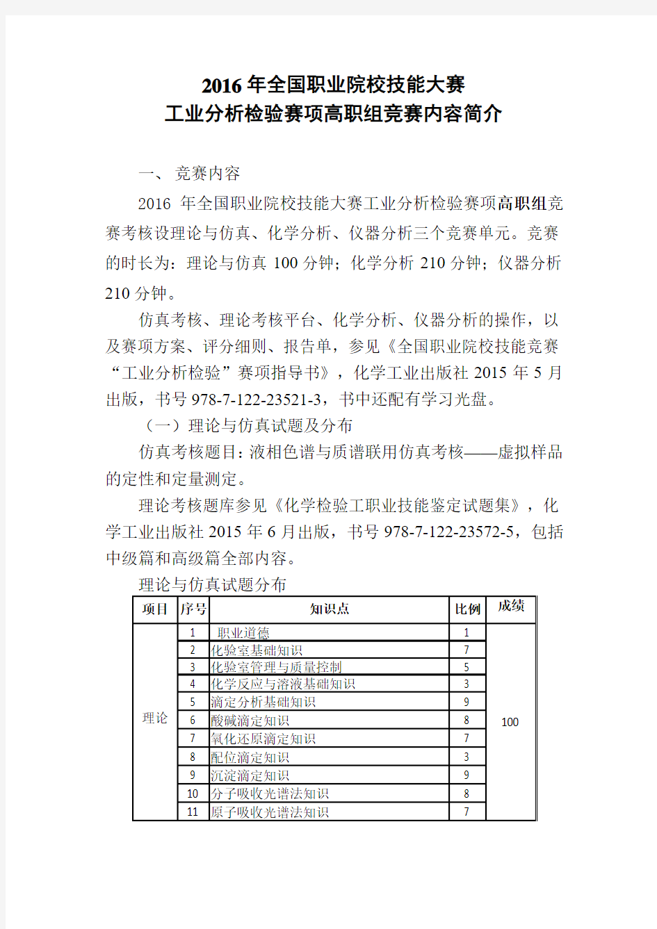 2015年全国职业院校技能大赛