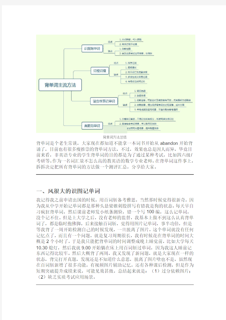 超详细的背单词方法测评