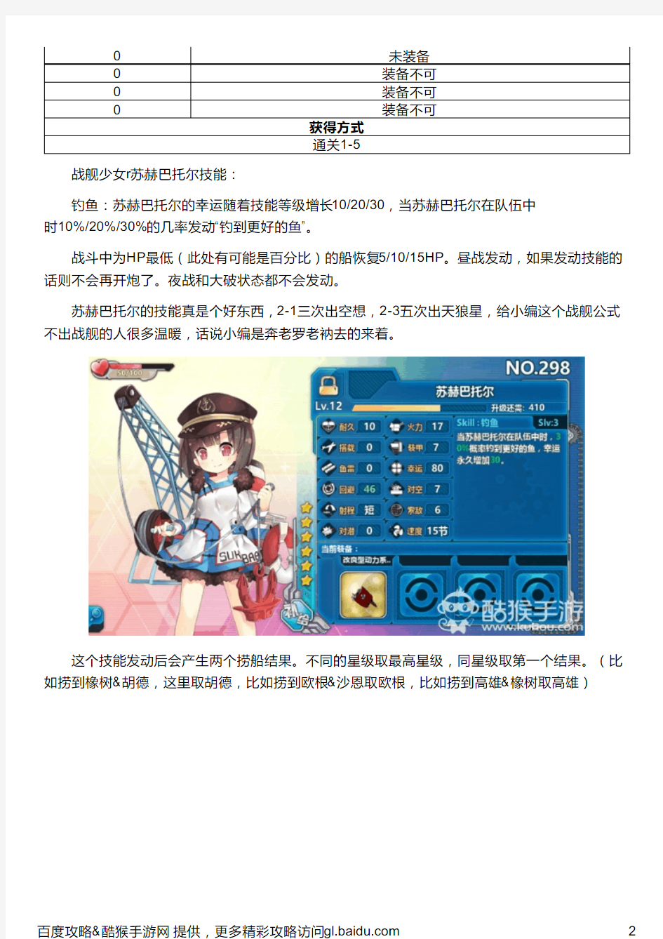 战舰少女r苏赫巴托尔技能用途详解