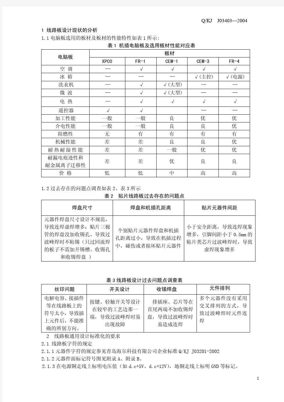 线路板设计规范