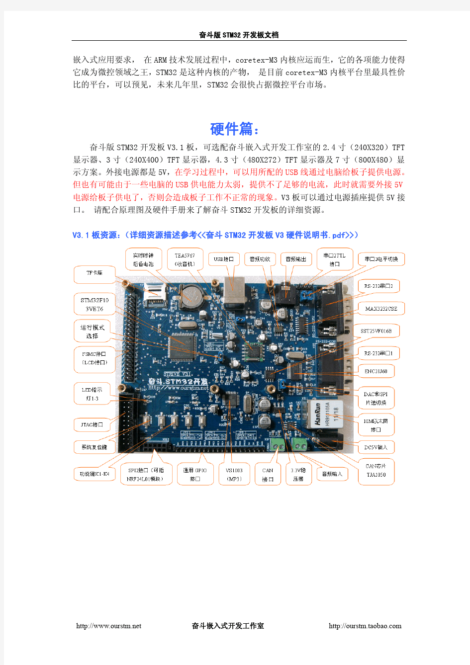 奋斗开发板V3.1入门手册