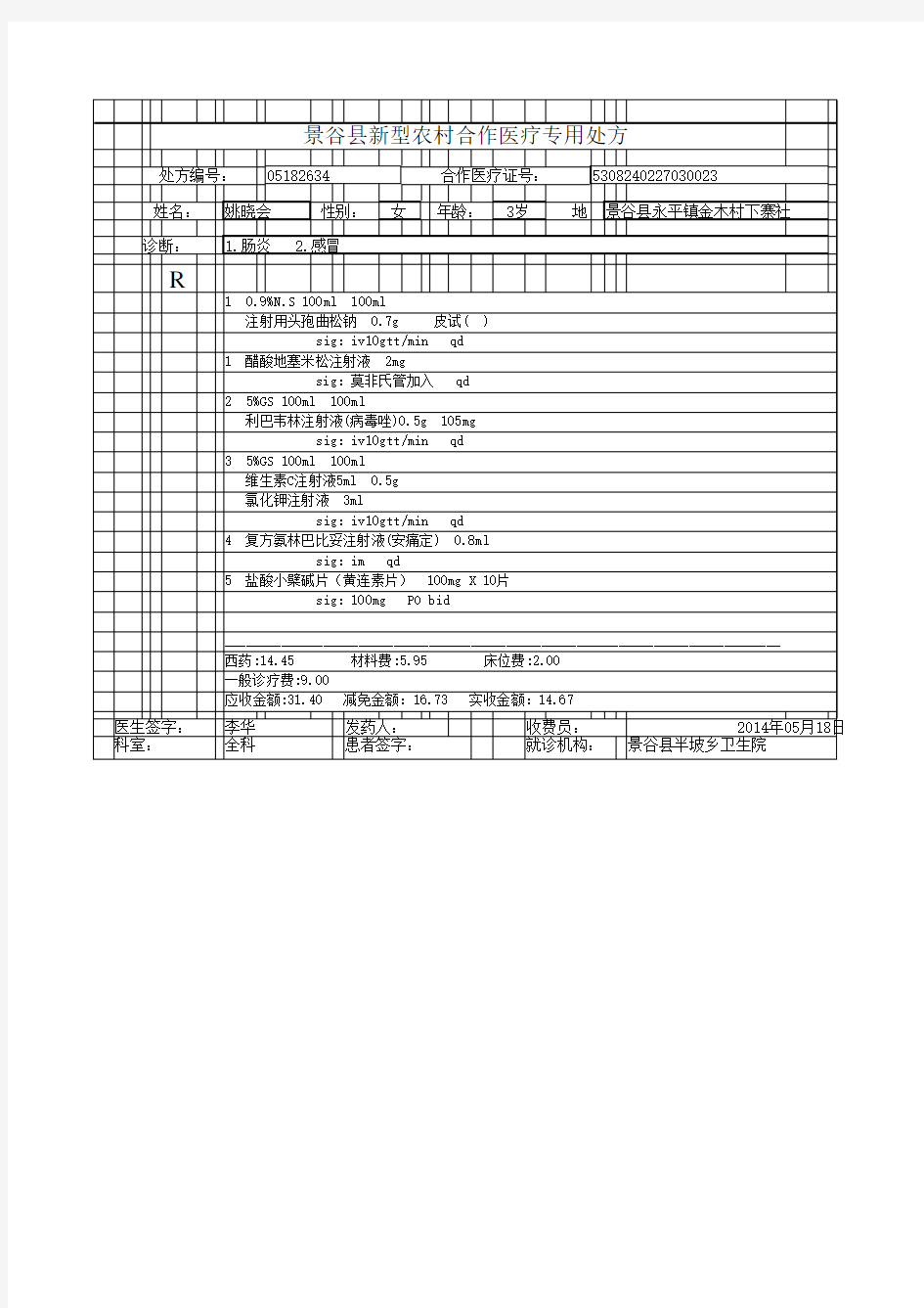 医生工作量统计表