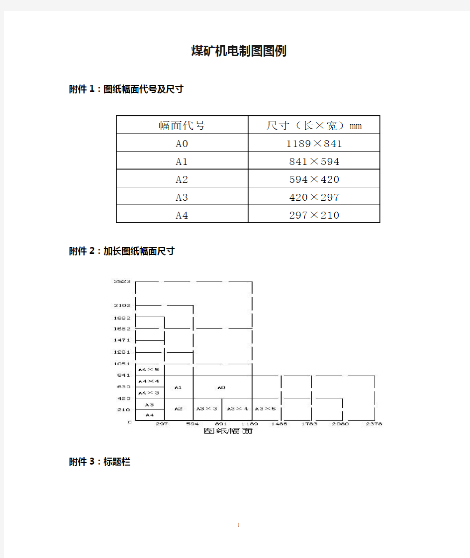 煤矿机电制图图例(DOC)