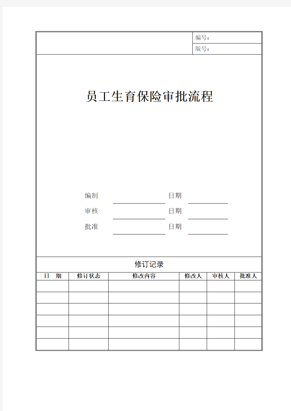 生育保险审批流程