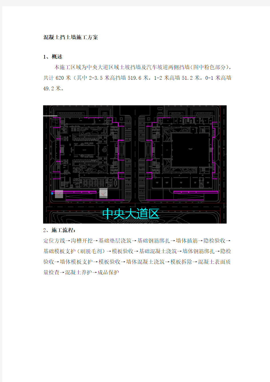 挡土墙专项施工方案