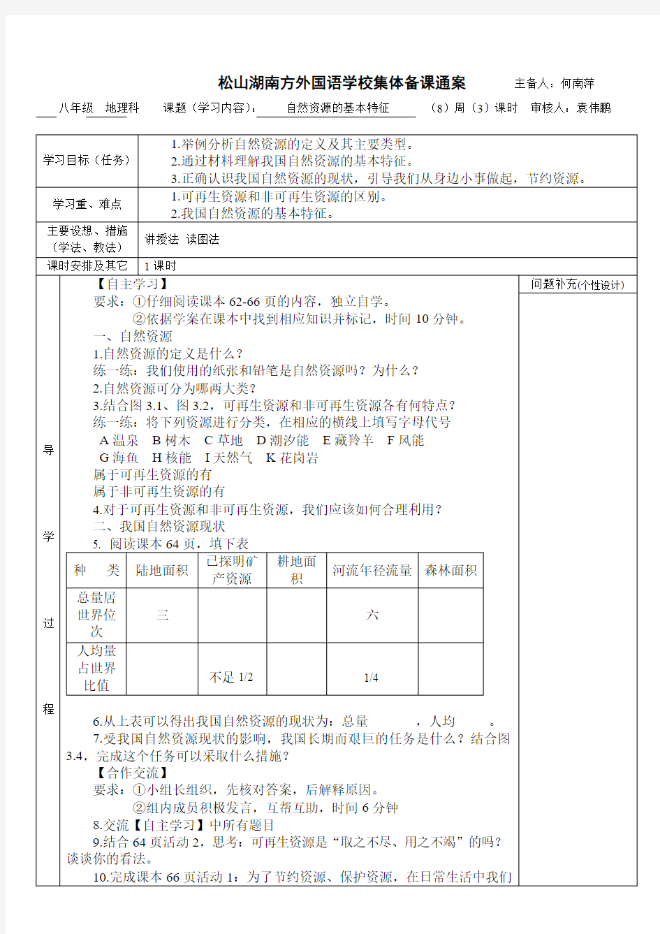 自然资源的基本特征 (1)