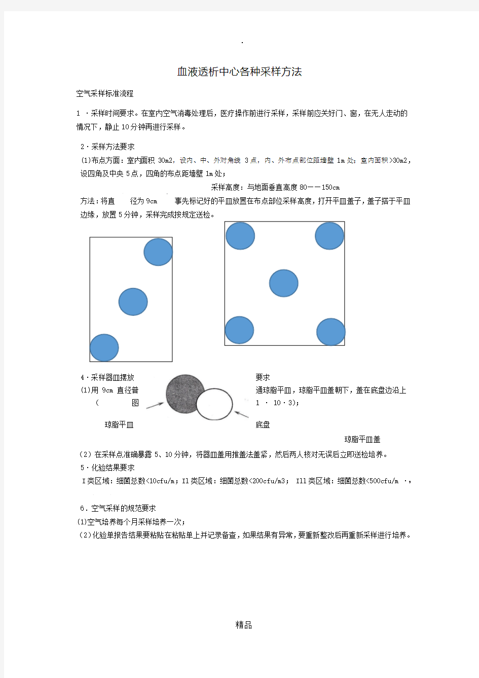 血透中心采样方法