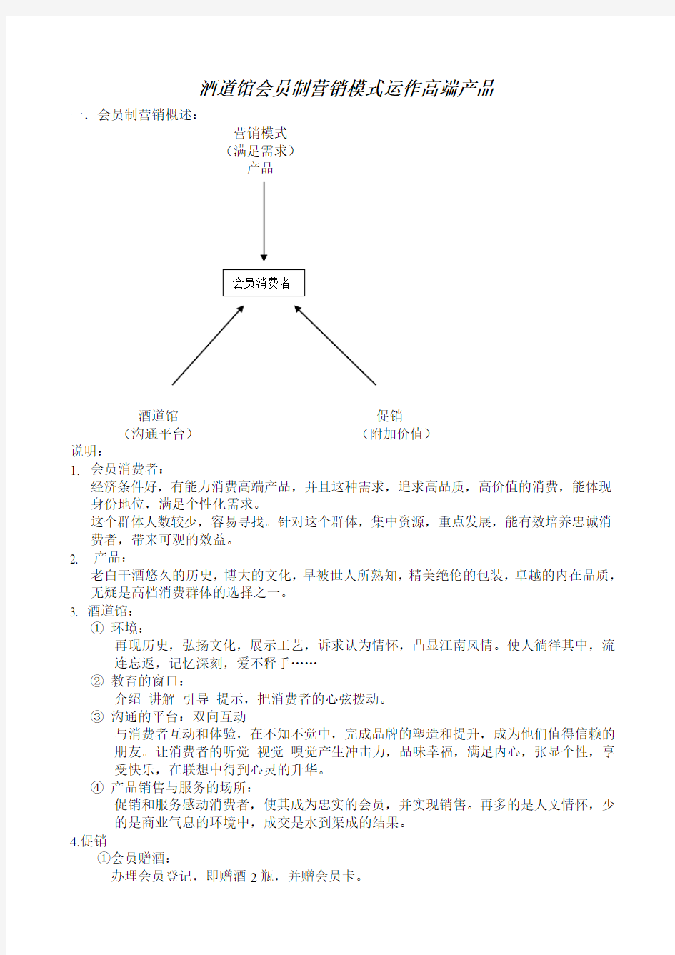 会员制营销模式运作高端产品