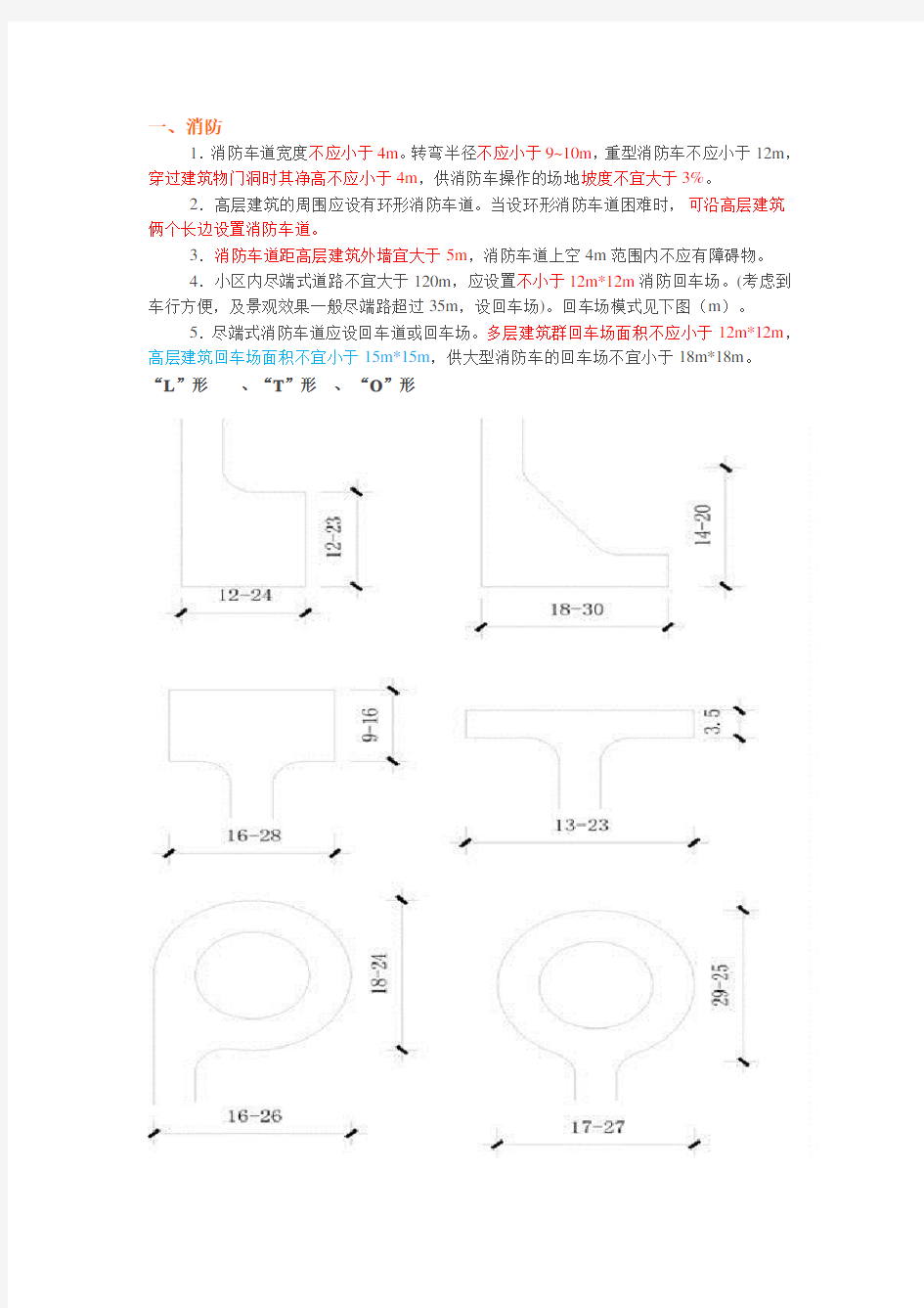 设计尺寸相关规范