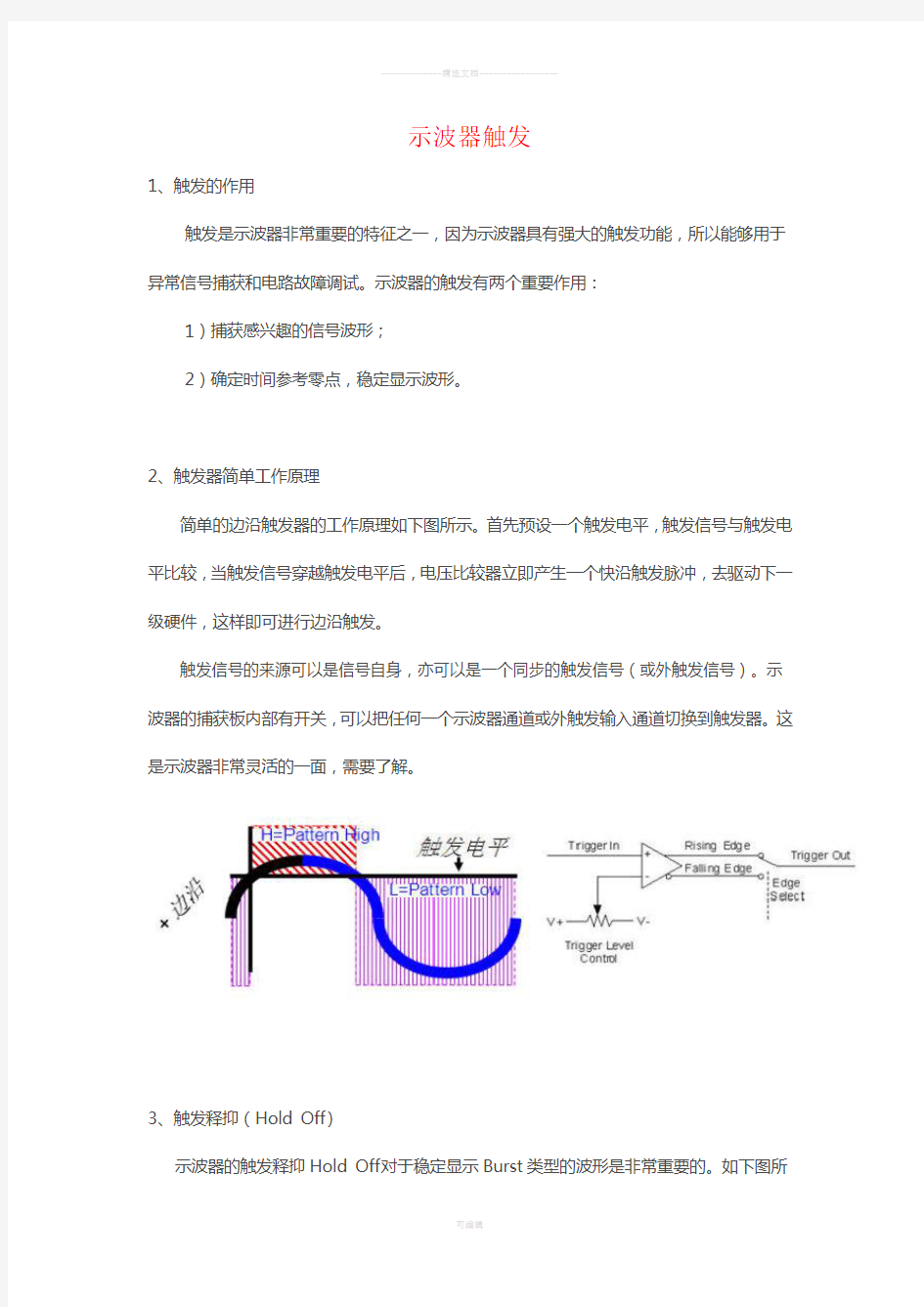 示波器触发