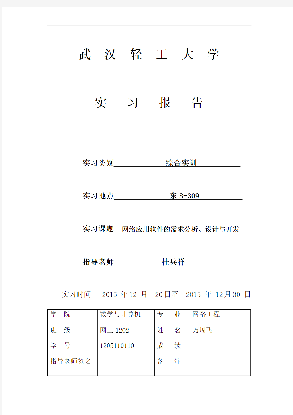 网络规划 毕业设计