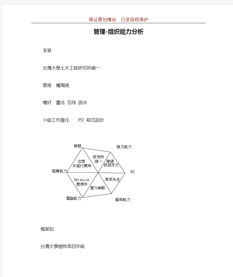 管理-组织能力分析图解