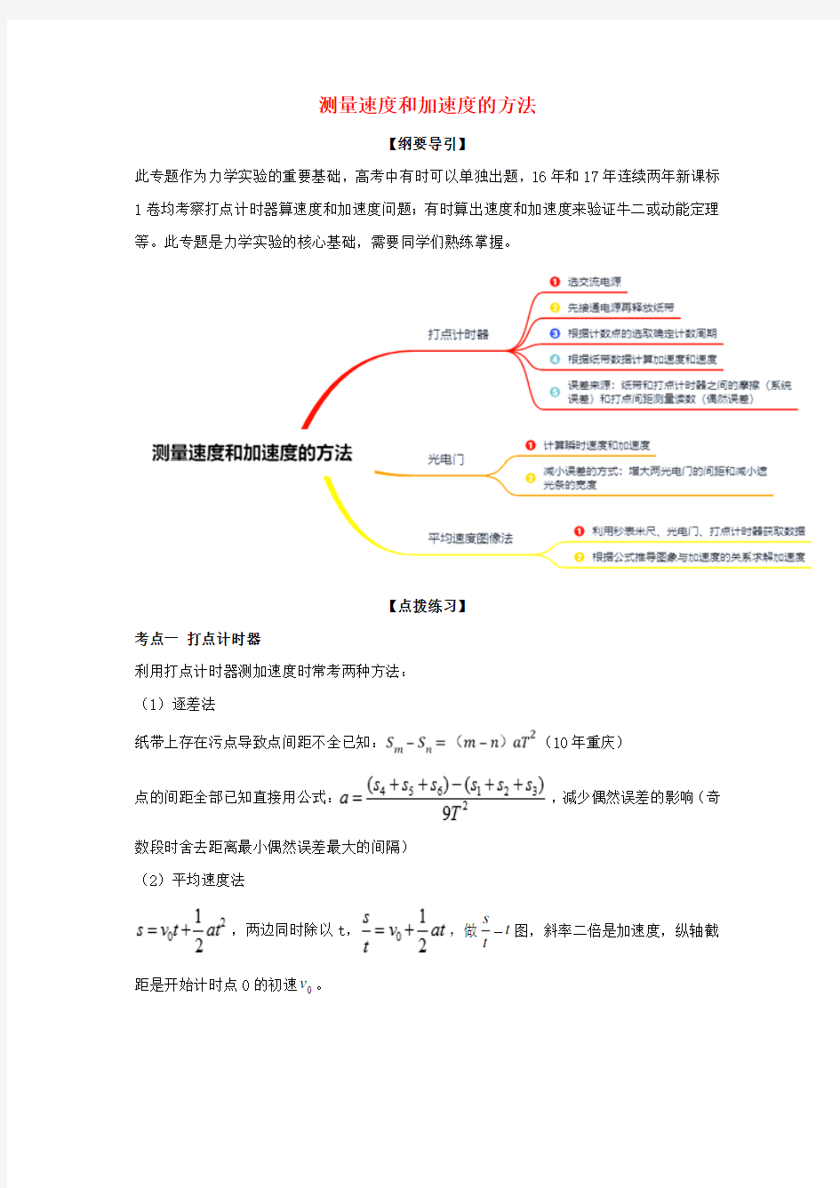 2019年高考物理一轮复习全套专题(含解析)