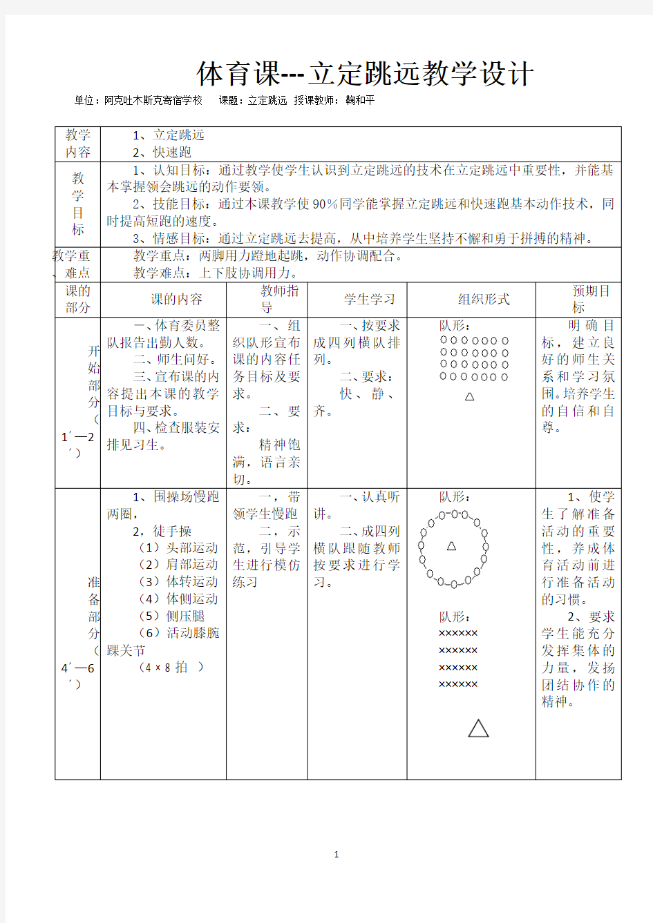 体育与健康 初中八年级体育与健康教案教学设计教学反思 人教版