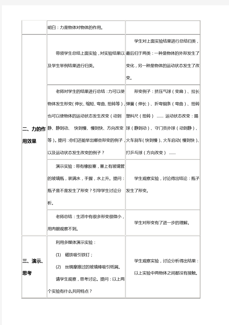 教科版八年级物理下册全套教案