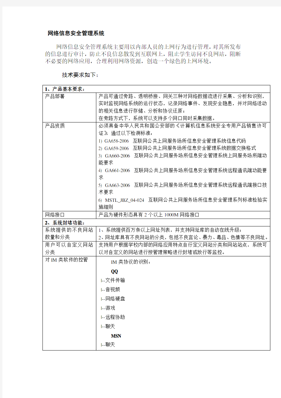 网络信息安全管理系统