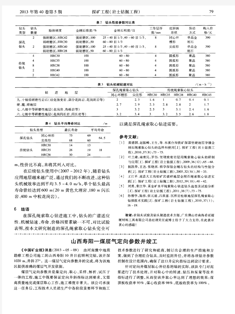 山西寿阳一煤层气定向参数井竣工