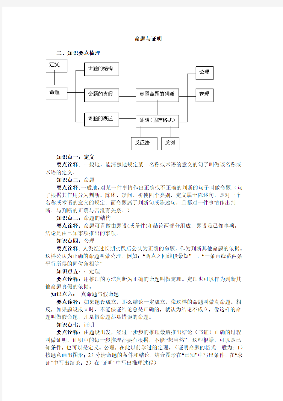 湘教版九年级数学上册知识点总结