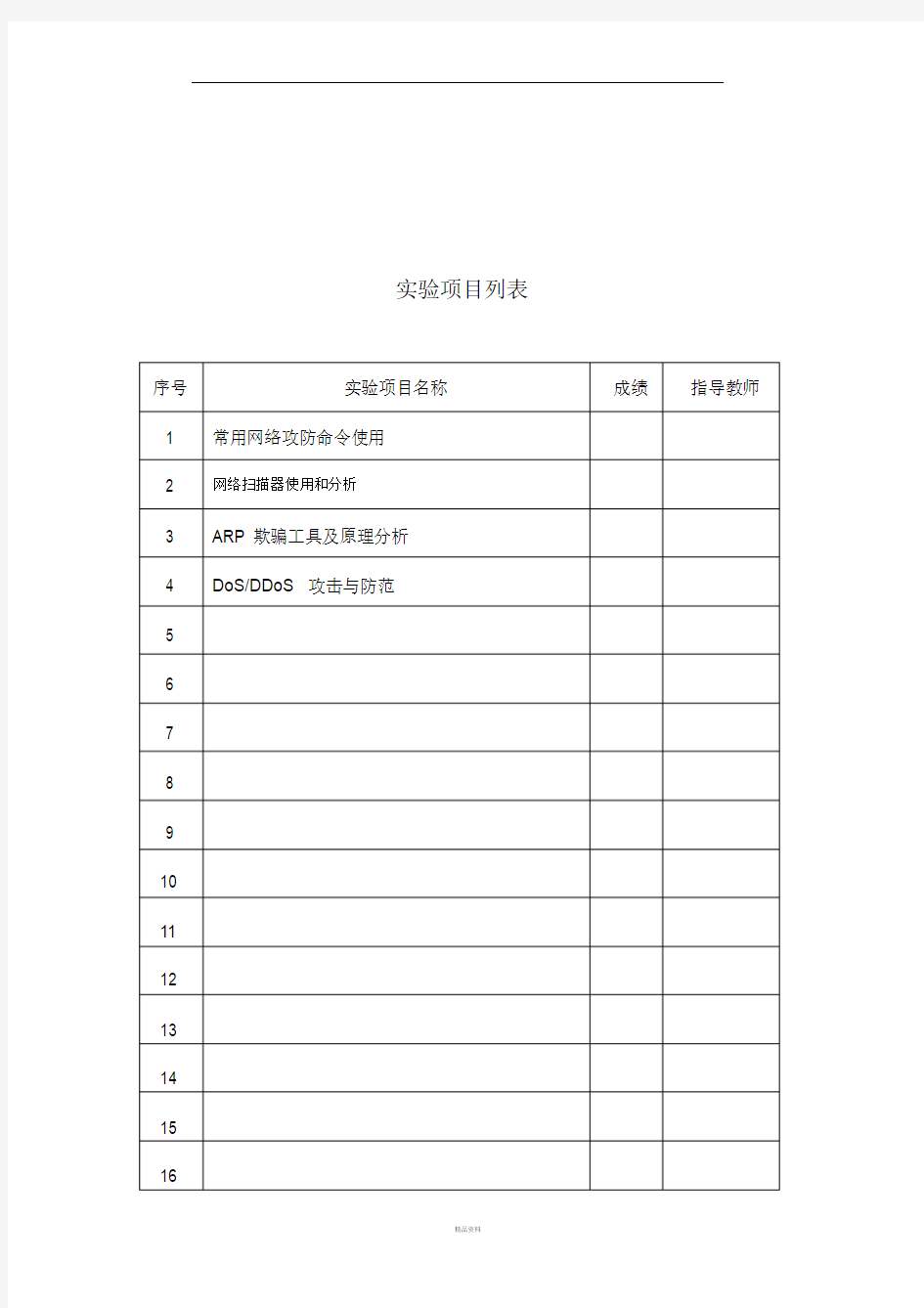 网络安全实验报告