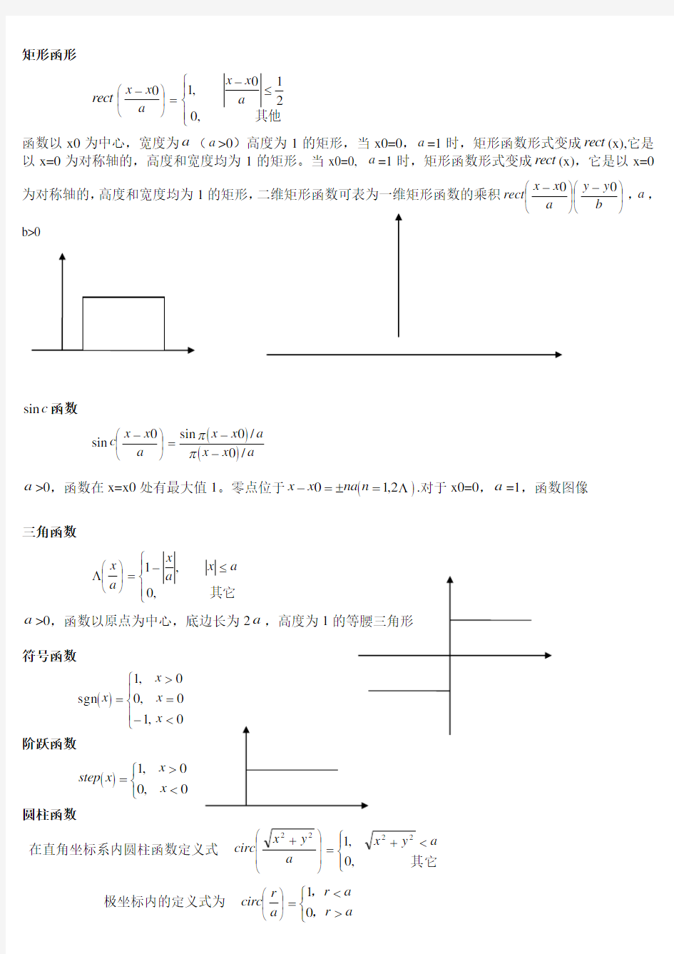 信息光学复习笔记.doc