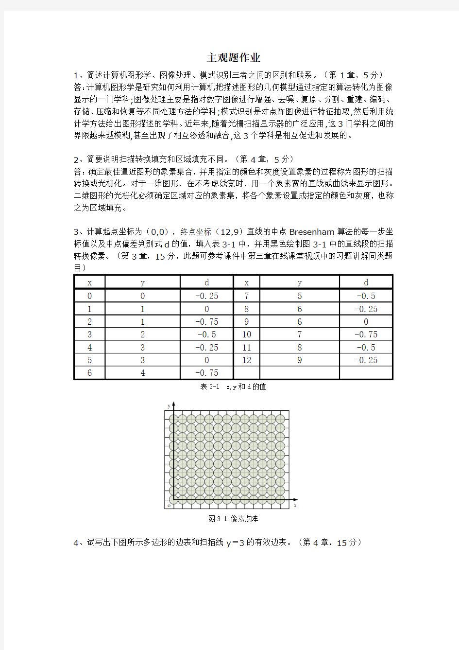 北京交通大学计算机图形学作业