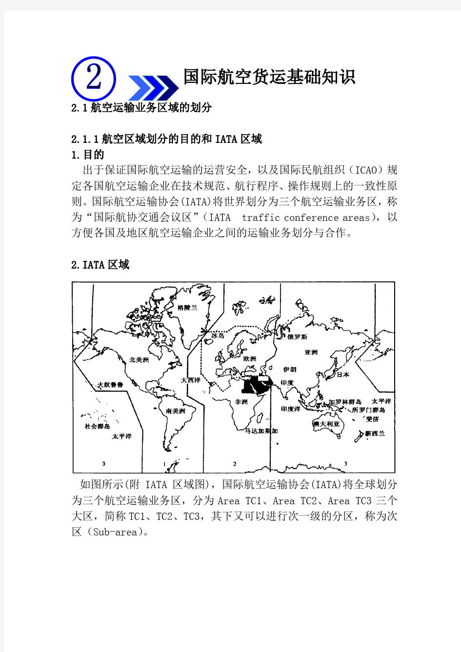 国际航空货运基础知识教学教材