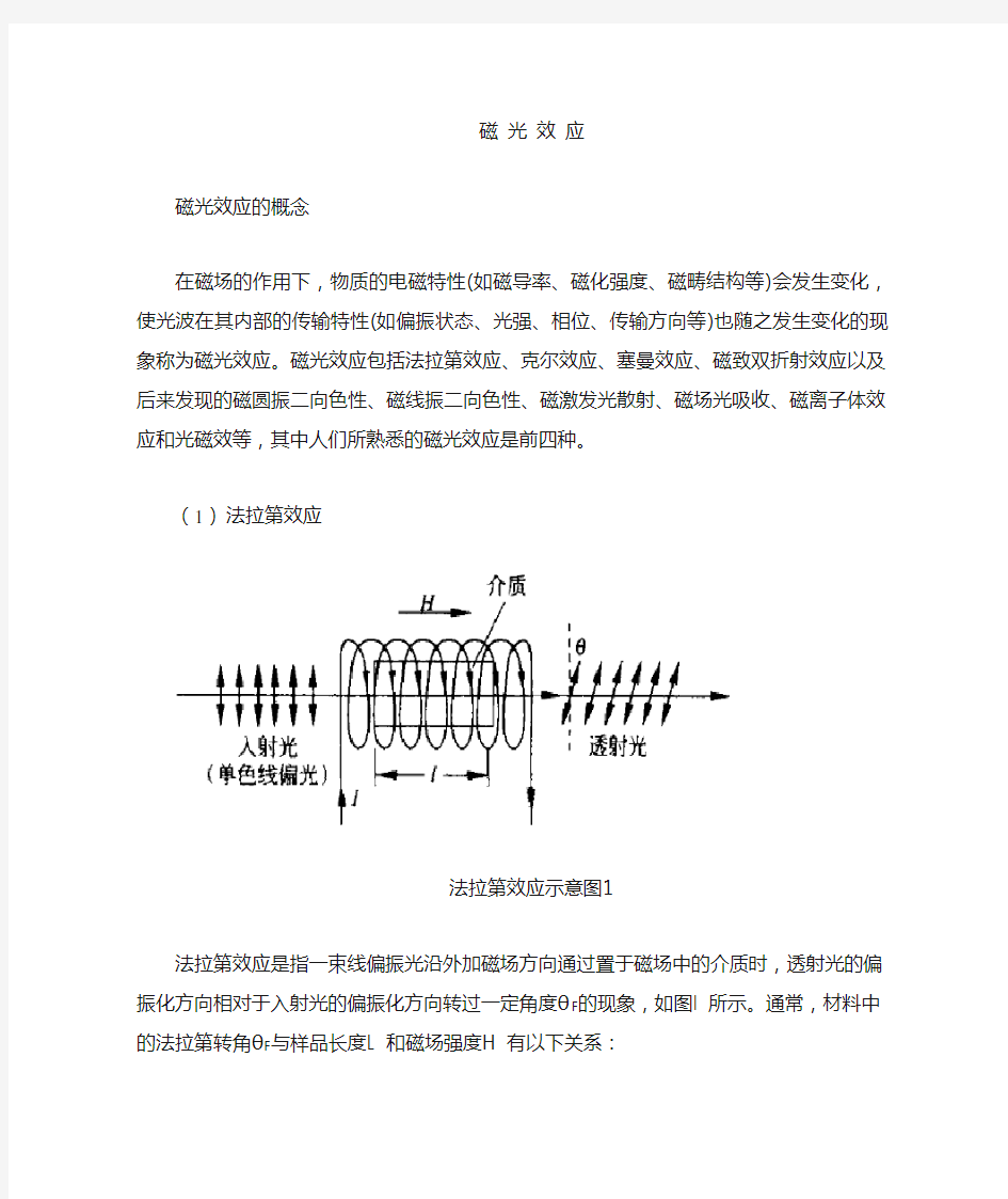 磁光效应实验