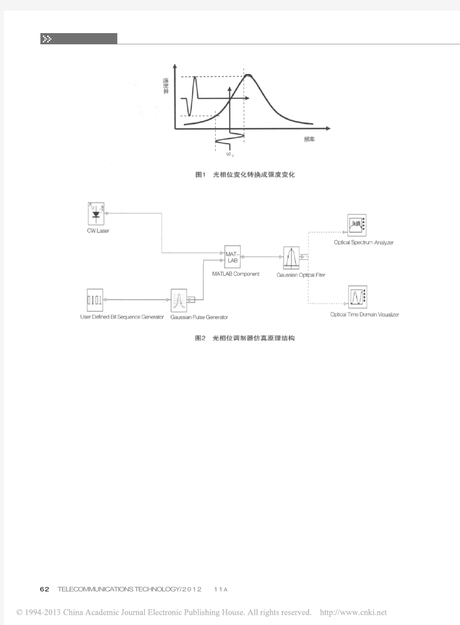 Optisystem中MatlabComponent模块的扩展应用