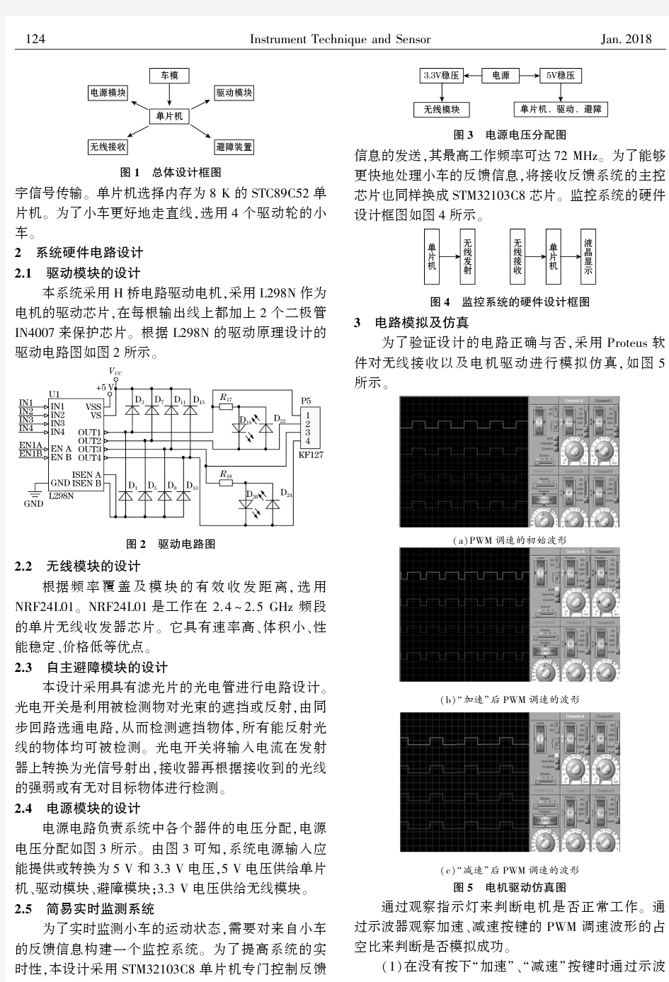 基于单片机的智能小车控制系统设计