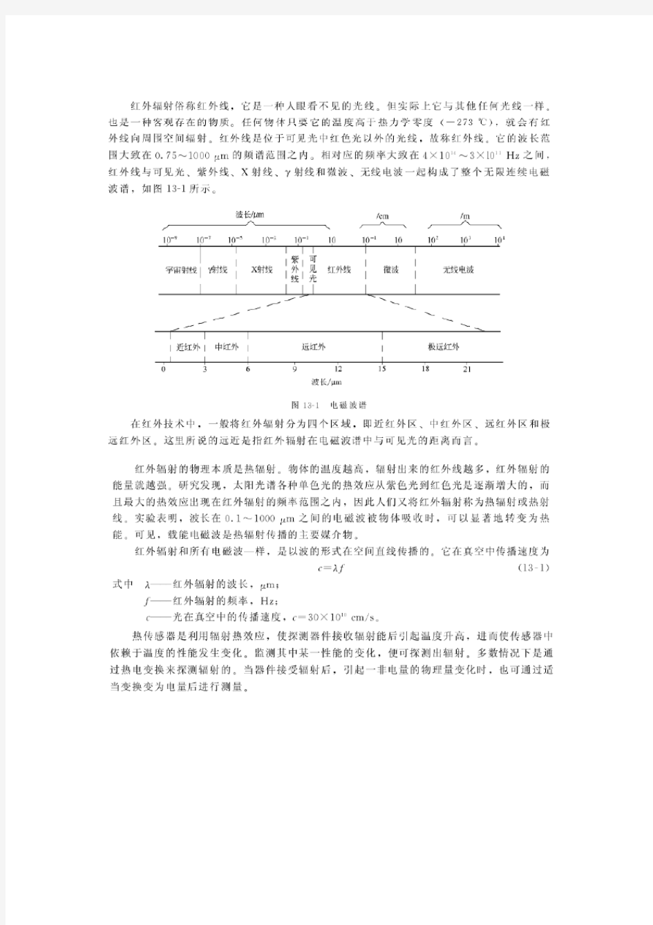 红外温度传感器原理