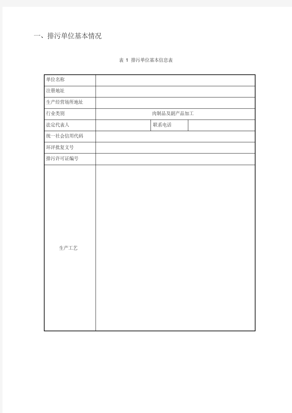 排污许可证环境管理台账记录模板-精选.pdf