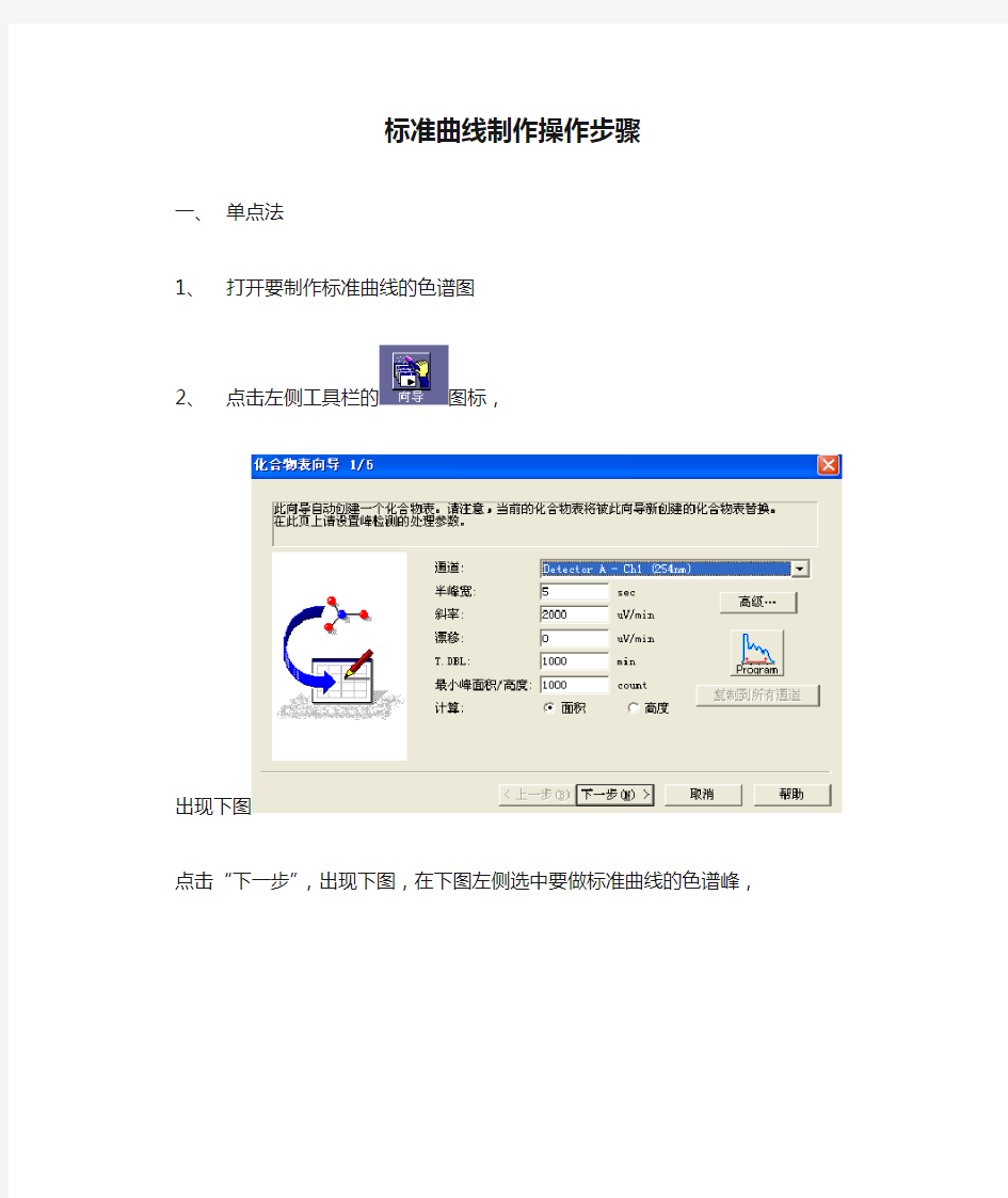 标准曲线制作操作步骤