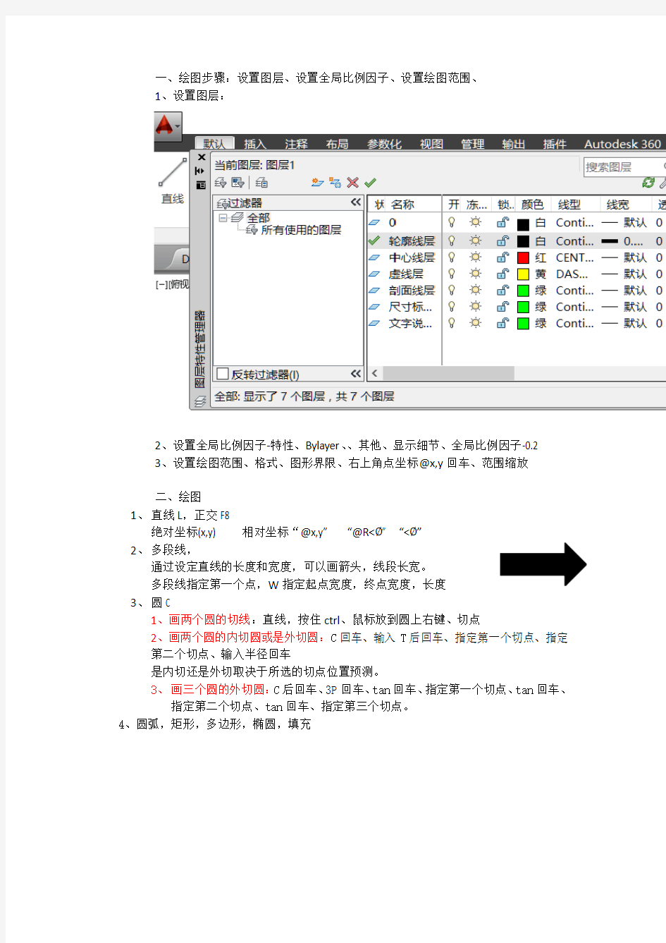 CAD新手个人总结