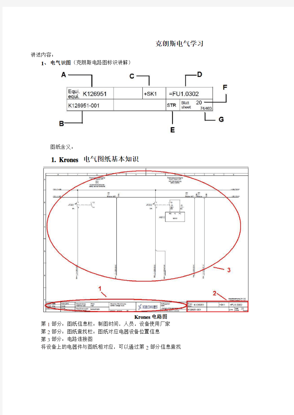 克朗斯电气知识