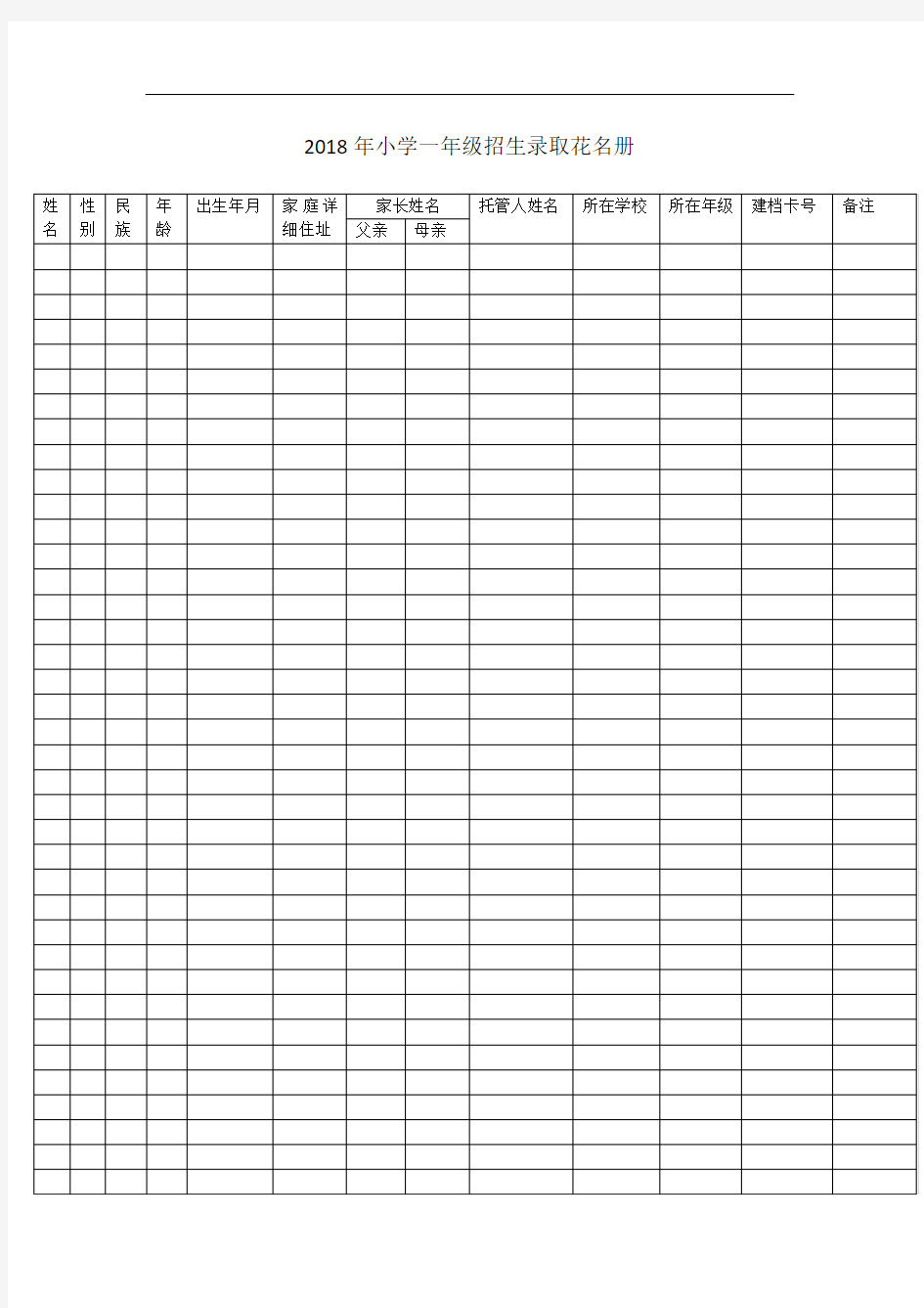 招生录取花名册及证明材料