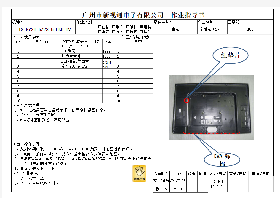 18.5 LED SOP修改