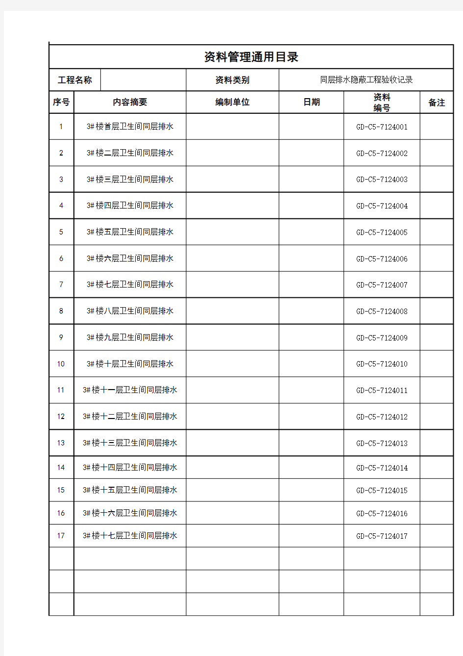 资料管理目录001