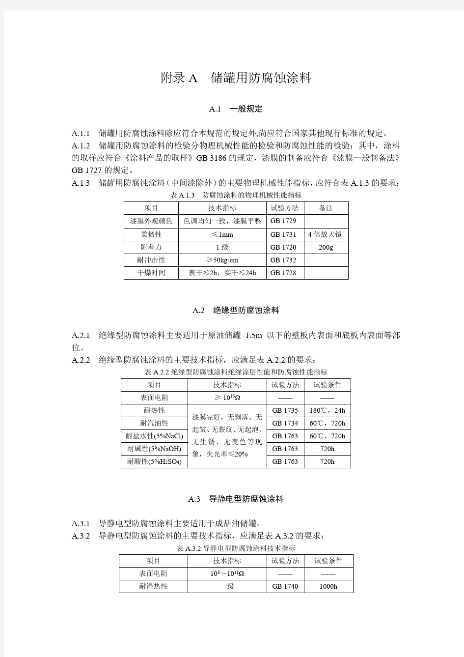 储罐用防腐蚀涂料