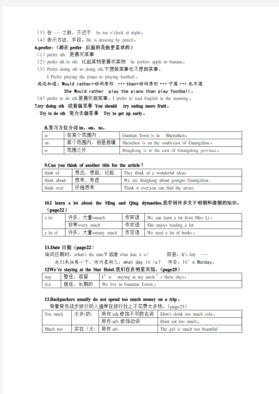 (完整)7Bunit2最新广州、深圳沪教版牛津英语七年级下册教案
