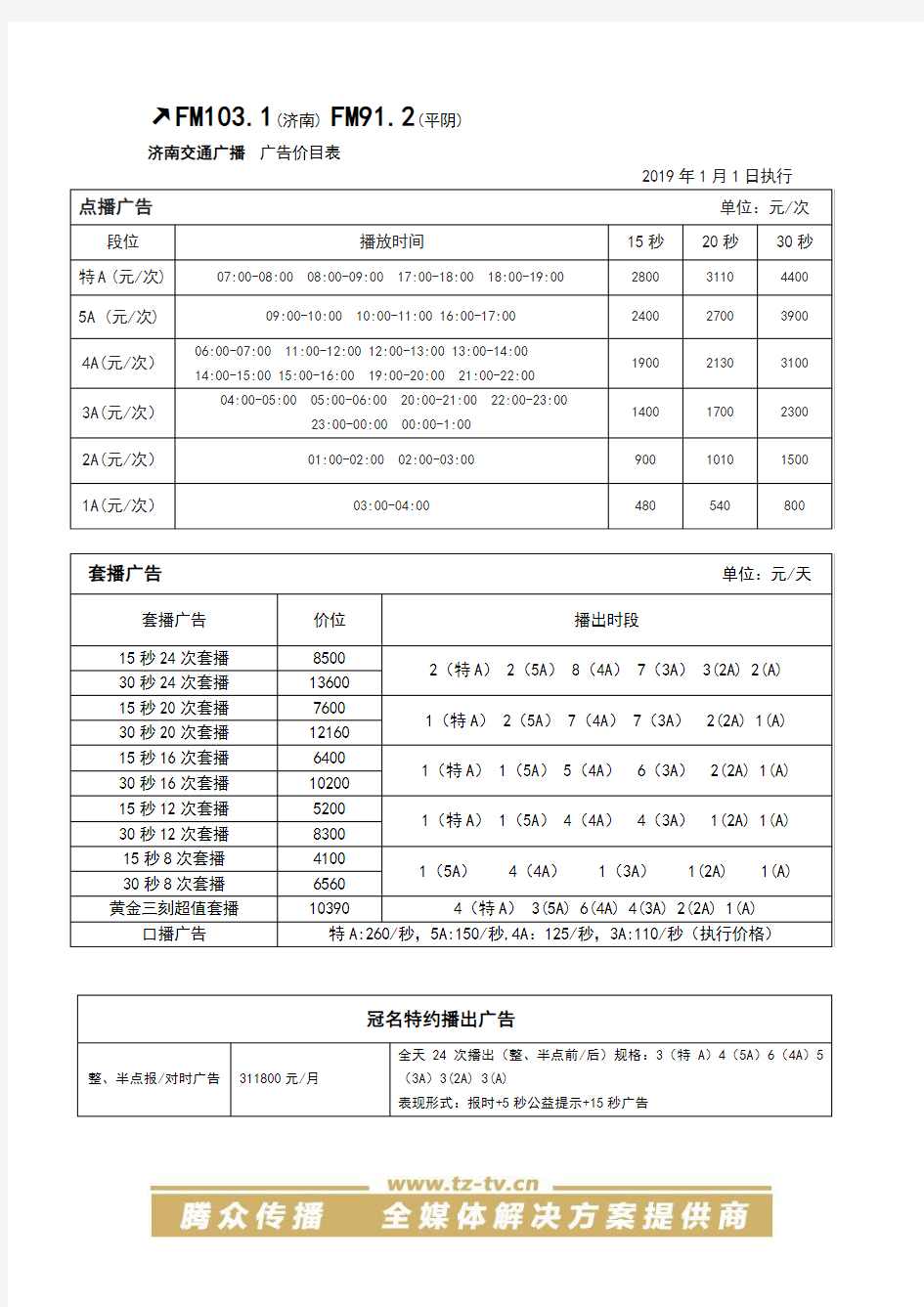 2019济南交通电台广告价格,济南交通电台广告投放,济南交通电台广告折扣