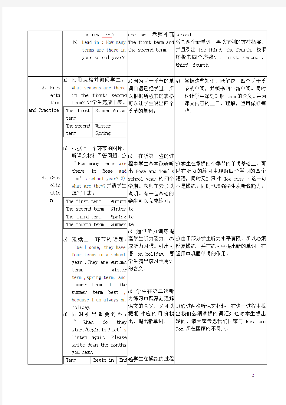 五年级英语上册 Module 1 Unit 2教案1 广州版