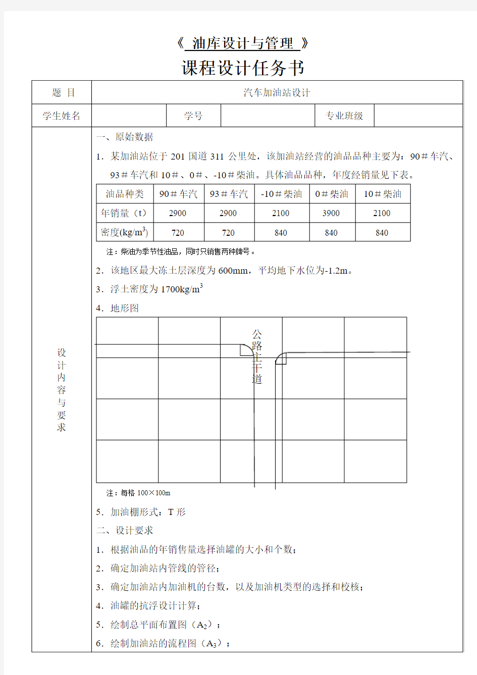 油库课程设计