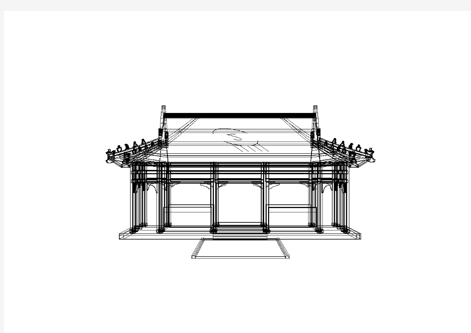 【设计图纸】古建庙宇(精美CAD图例)