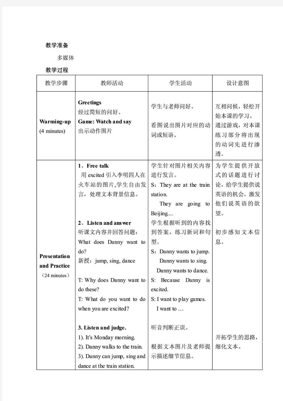 最新冀教版小学英语(三起)五年级下册教案(全册)