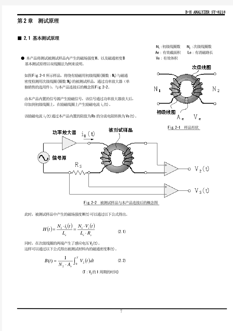 B-H测试原理_测试值