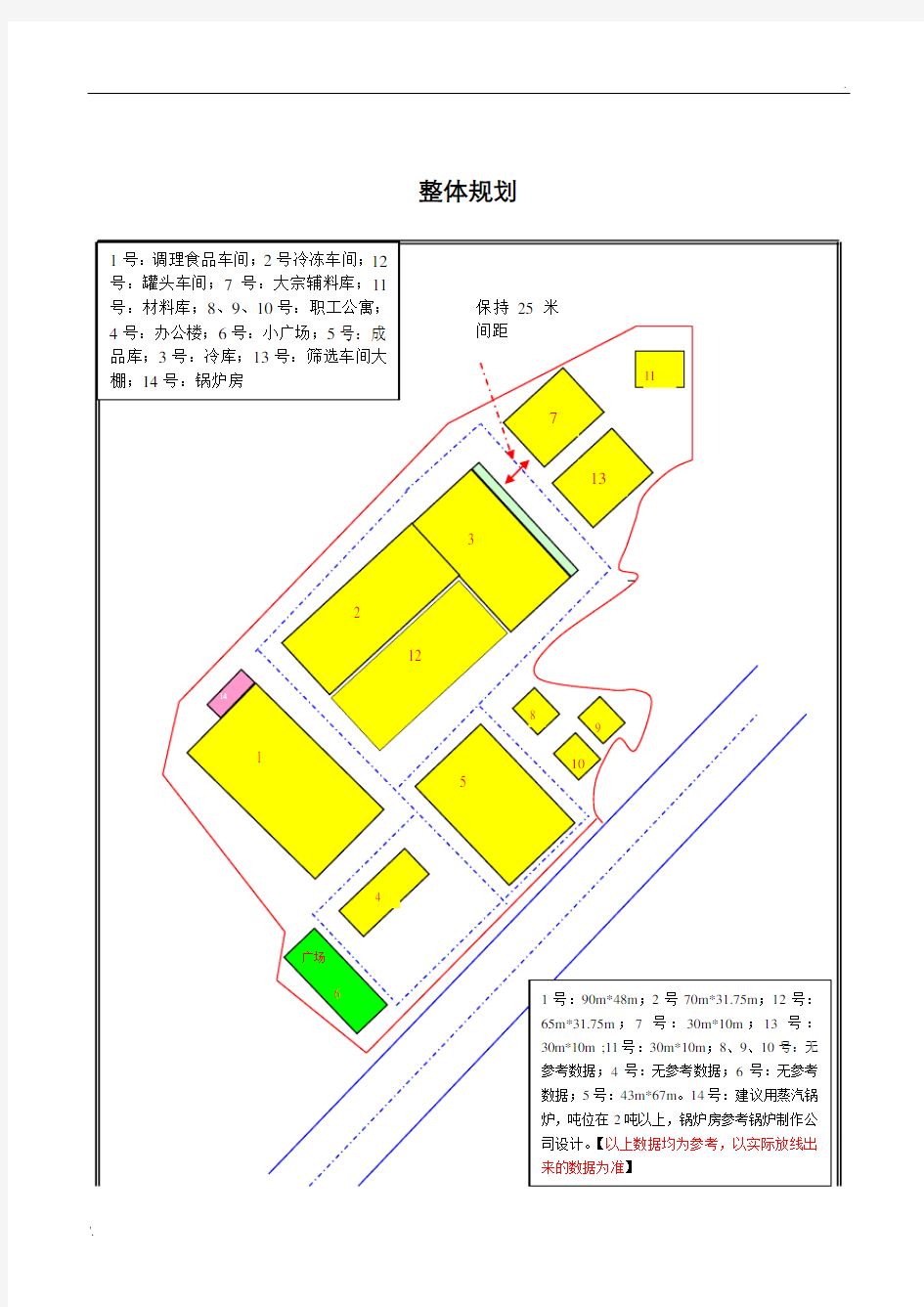 食品生产车间规划图