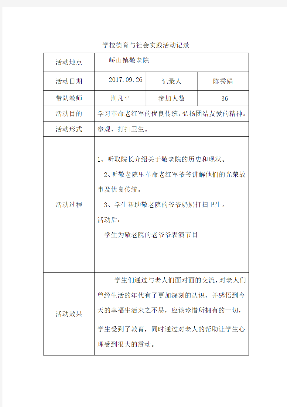 德育与社会实践基地活动记录 (1)